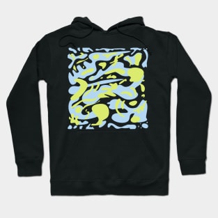 Green and blue blog abstract Hoodie